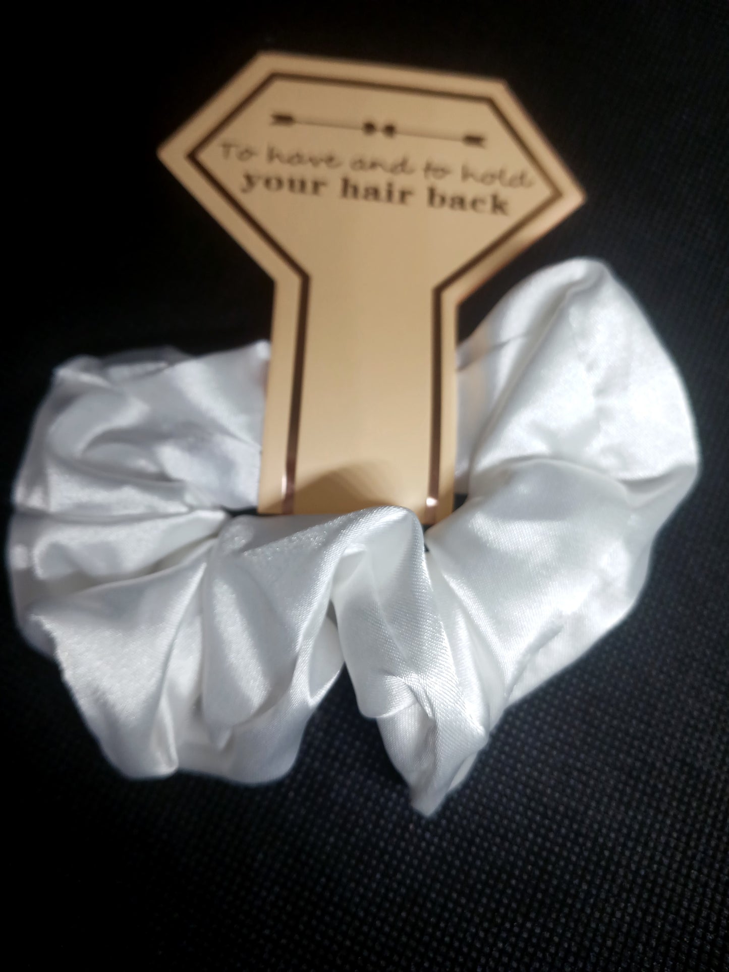 White Scrunchie for Bridal gifting