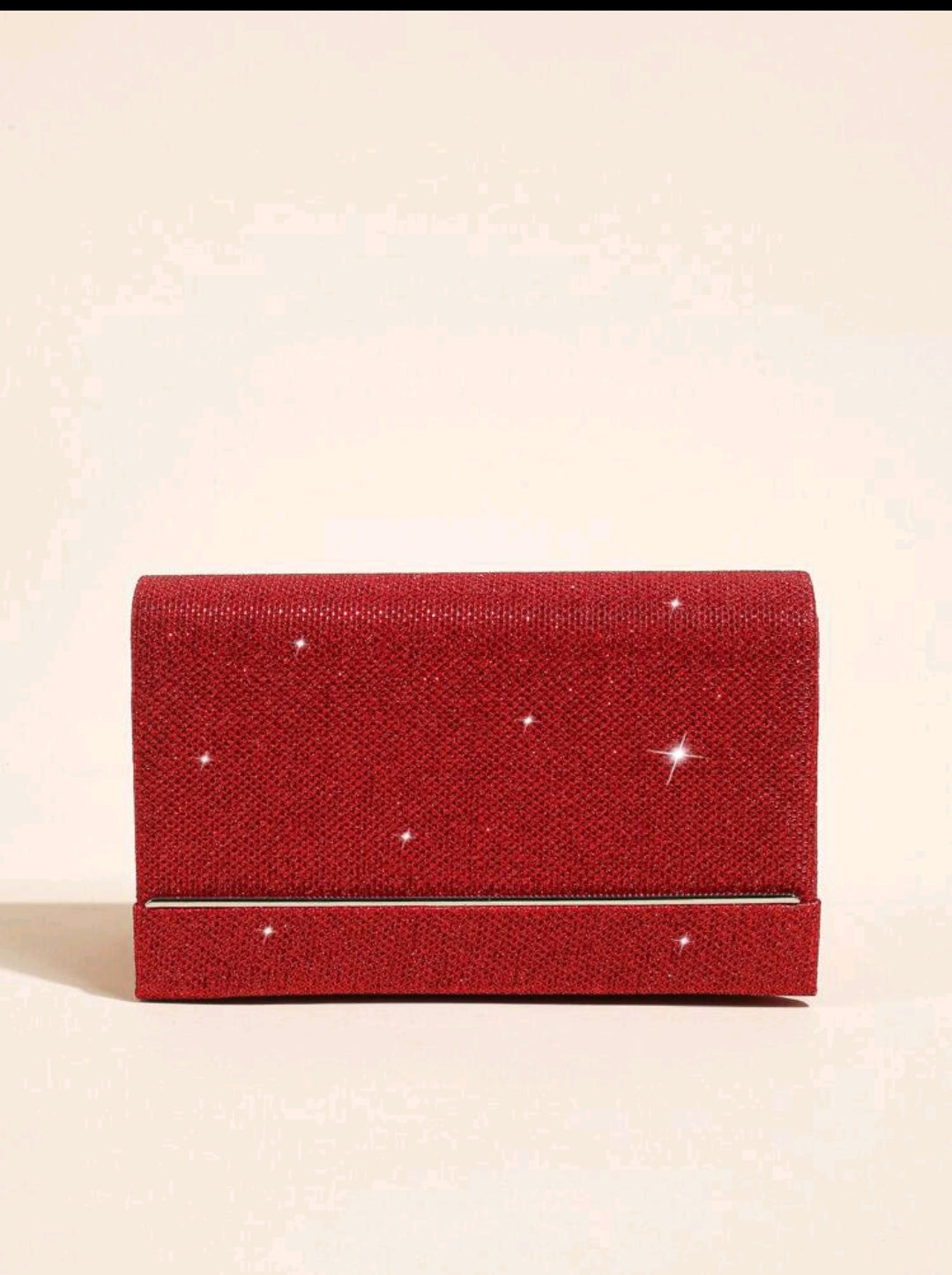 Luxury Evening Clutch Bag Red