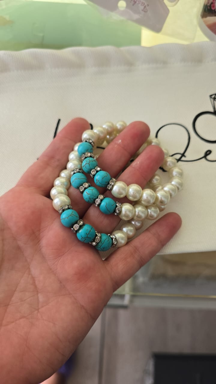 Boho Pearl Bangle