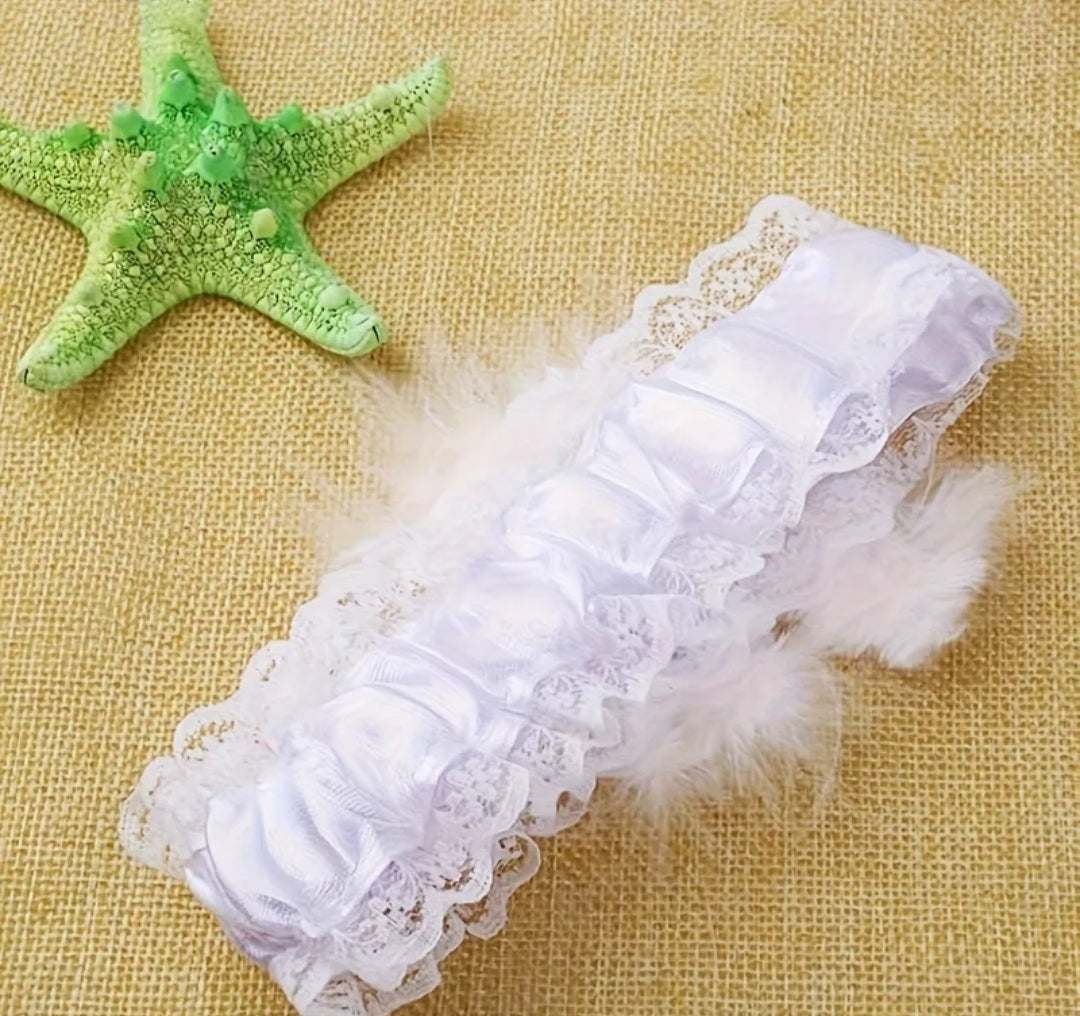 Heart Bride to be Garter Belt