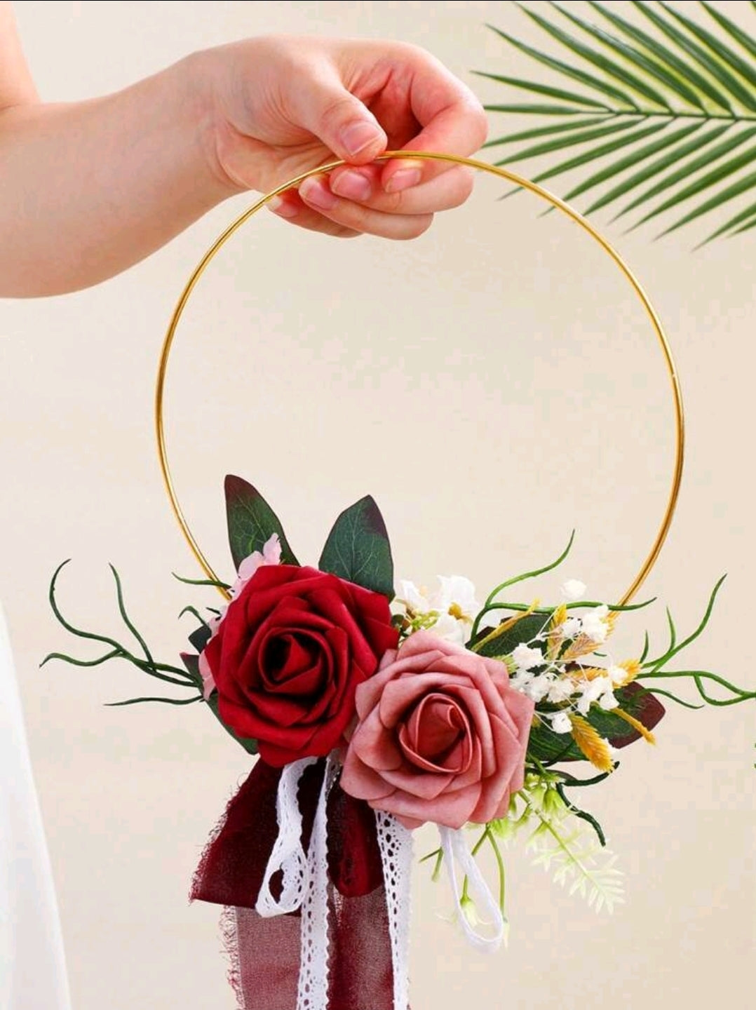 Bridesmaids Flower Hoop