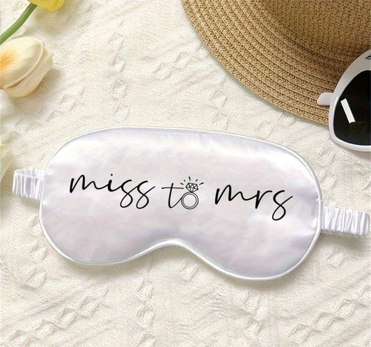 Miss to Mrs White Eye Mask