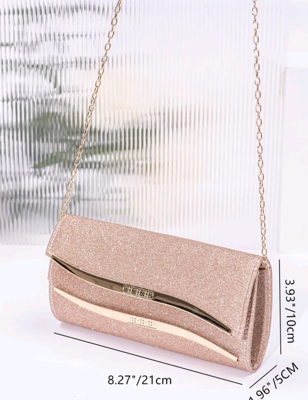Glitter Square Bag, Perfect Bride Purse