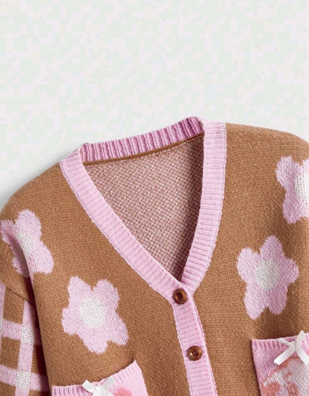 Casual Floral Cardigan
