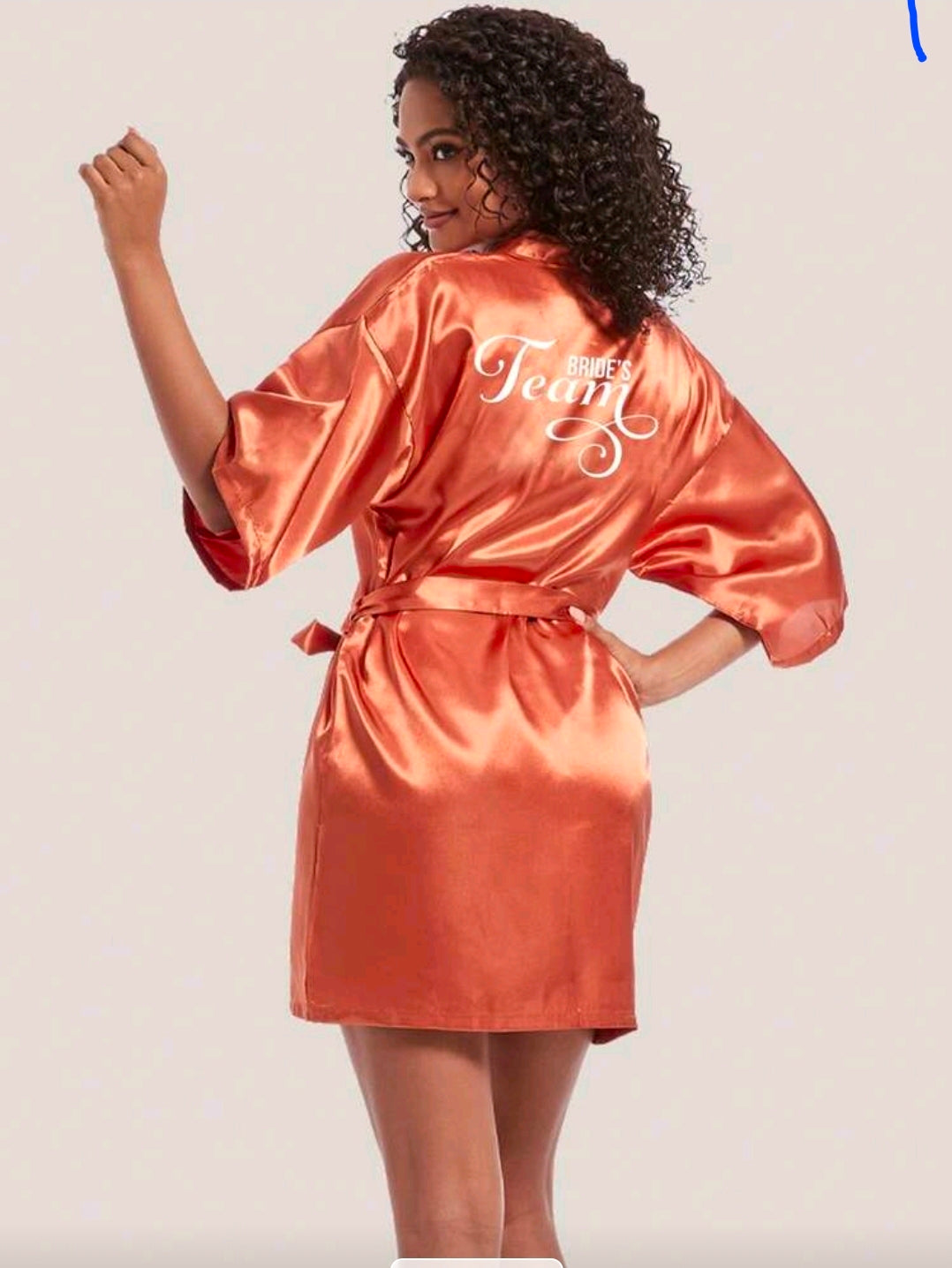 Brides Team Robe Orange