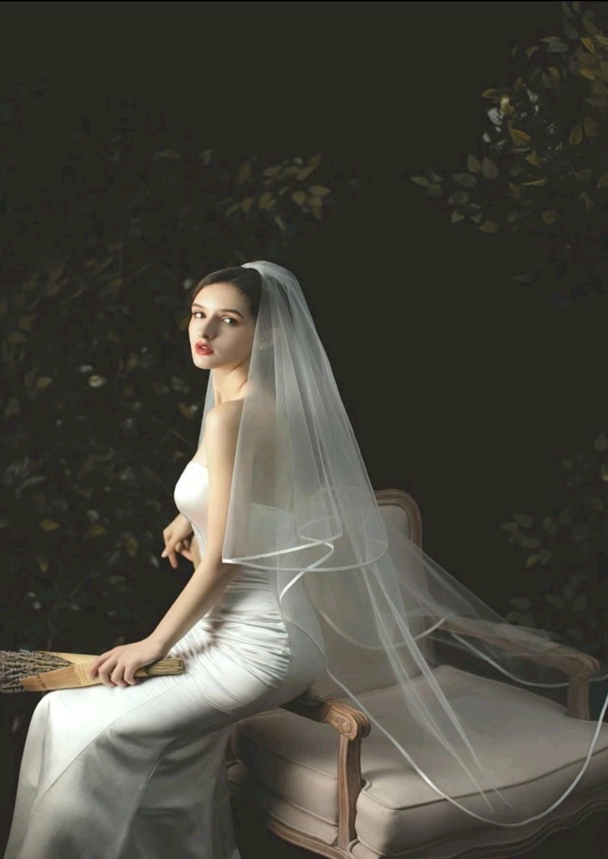 Piping Trim Bridal Veil