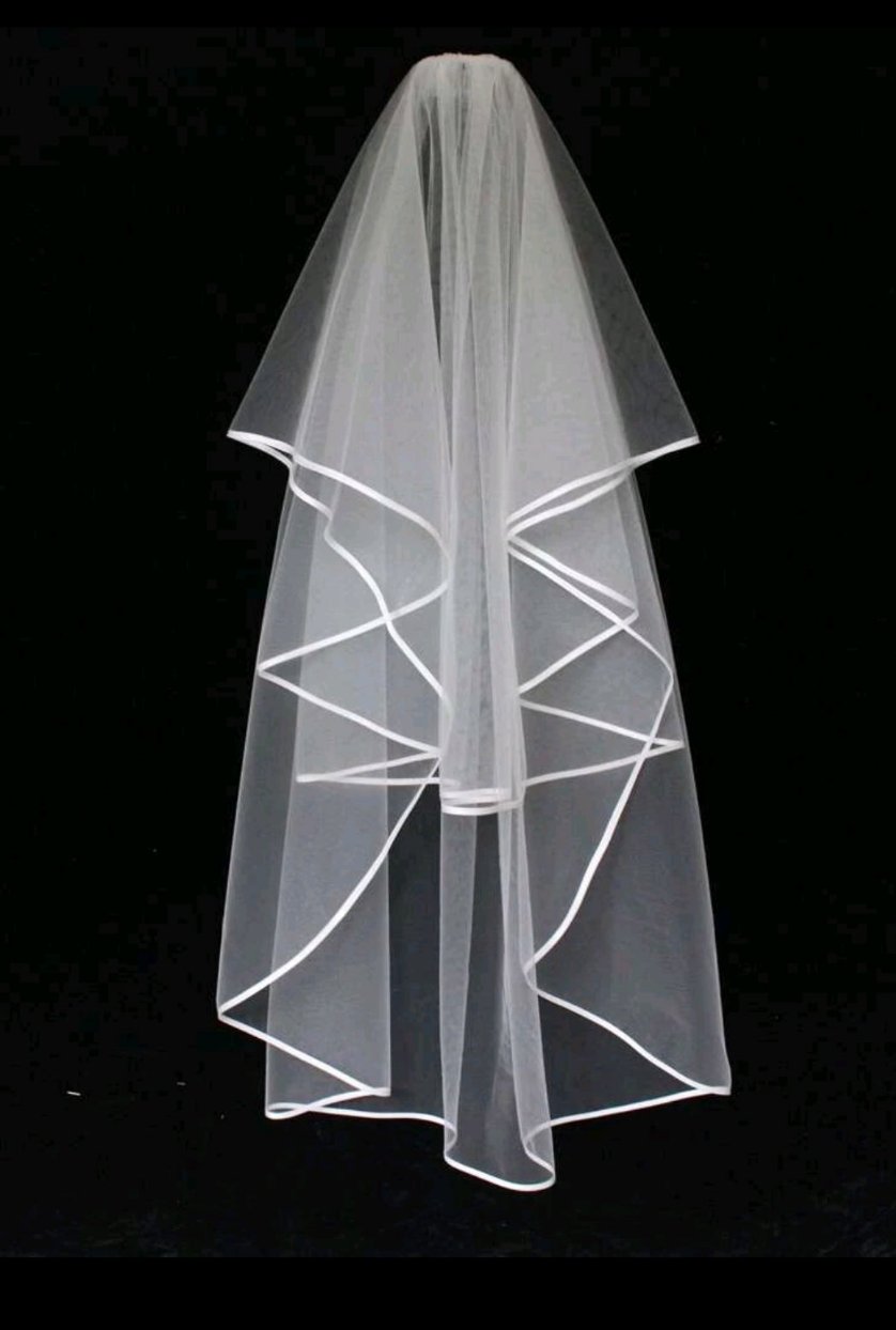 Piping Trim Bridal Veil